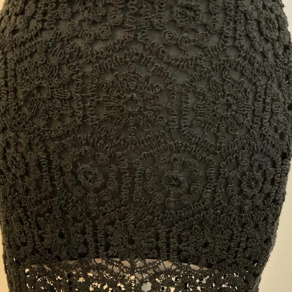 🌹 H&M Crochet See Thru Black Skirt - Picture 4 of 6